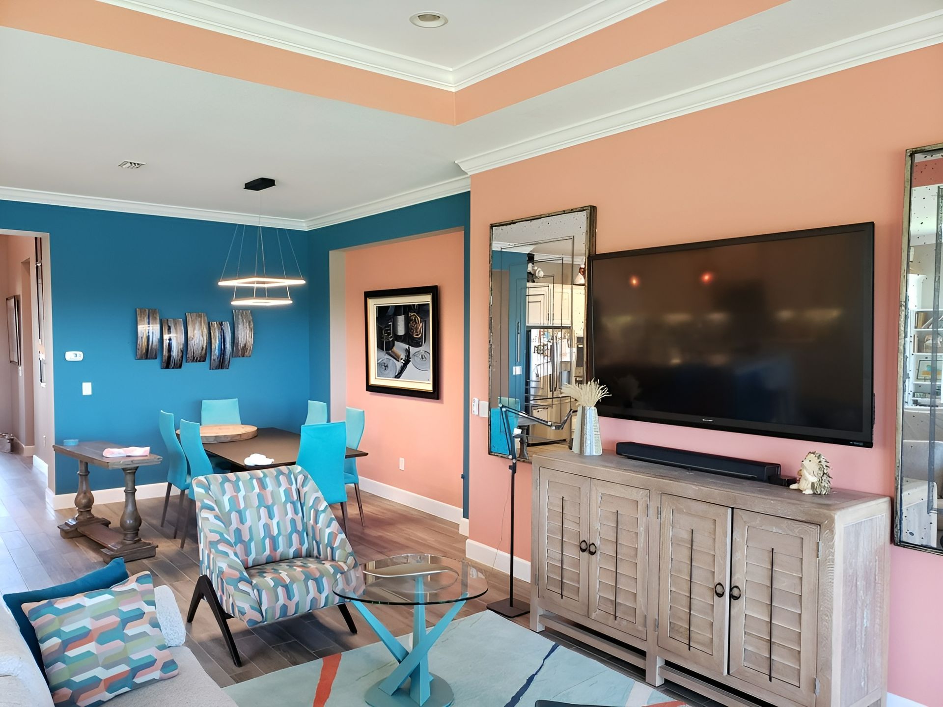 Interior painting by A Able Painting Company